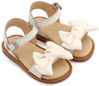 Babywalker Βαπτιστικά Πέδιλα με Διακοσμητικό Οργάντζας BW4892 Εκρού