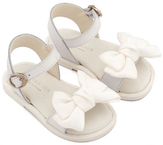 Babywalker Βαπτιστικά Πέδιλα με Διακοσμητικό Οργάντζας BW4892 Λευκό