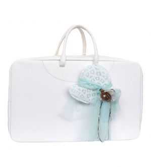 NstNastasia Τσάντα Βάπτισης Συνθετικό Δέρμα Τιρκουάζ Καπέλο 1659