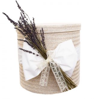 NstNastasia Καπελιέρα Βάπτισης με Φιόγκο και Λεβάντα 1931