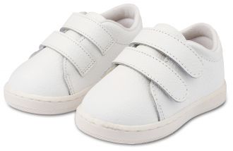 Babywalker Μονόχρωμο Σνίκερ Διπλή Μπαρέτα Χρατς Λευκό