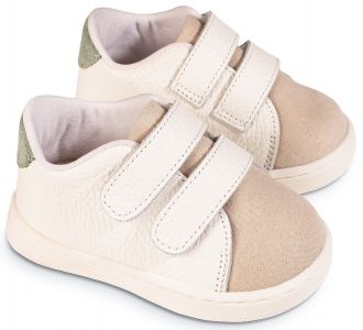 Babywalker Τρίχρωμο Σνίκερ PRI2113 Λευκό Μπεζ Μέντα