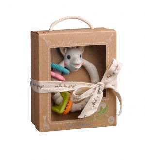 Sophie La Girafe Μασητική Κουδουνίστρα Οδοντοφυΐας Δακτύλιος από Καουτσούκ για 3 m+