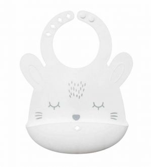 Tiny Twinkle Αδιάβροχη Σαλιάρα Σιλικόνης με Κουμπί