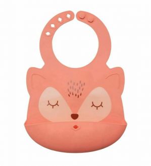 Tiny Twinkle Αδιάβροχη Σαλιάρα Σιλικόνης με Κουμπί