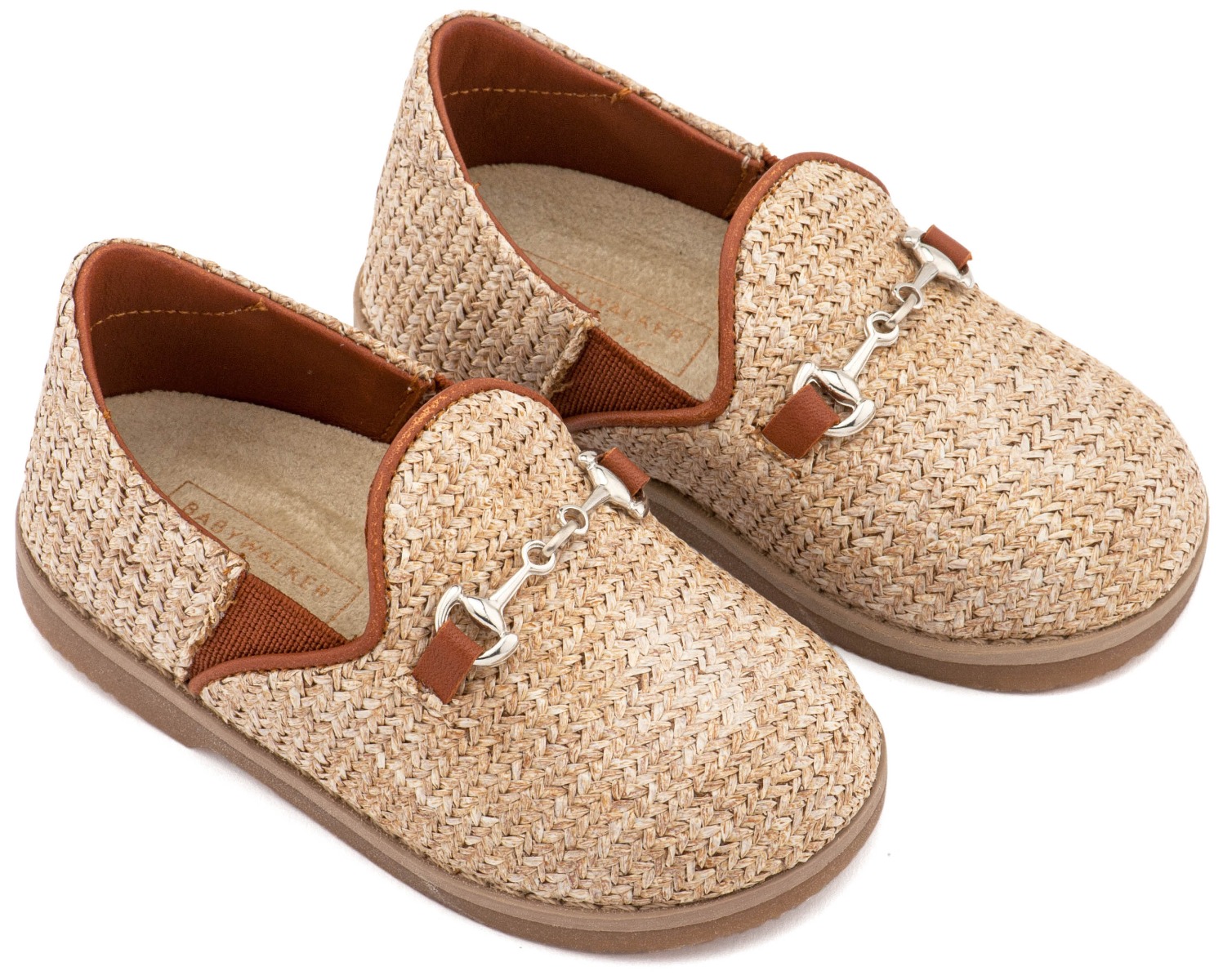 Babywalker Βαπτιστικά Loafers EXC5311 Μπεζ Ταμπά