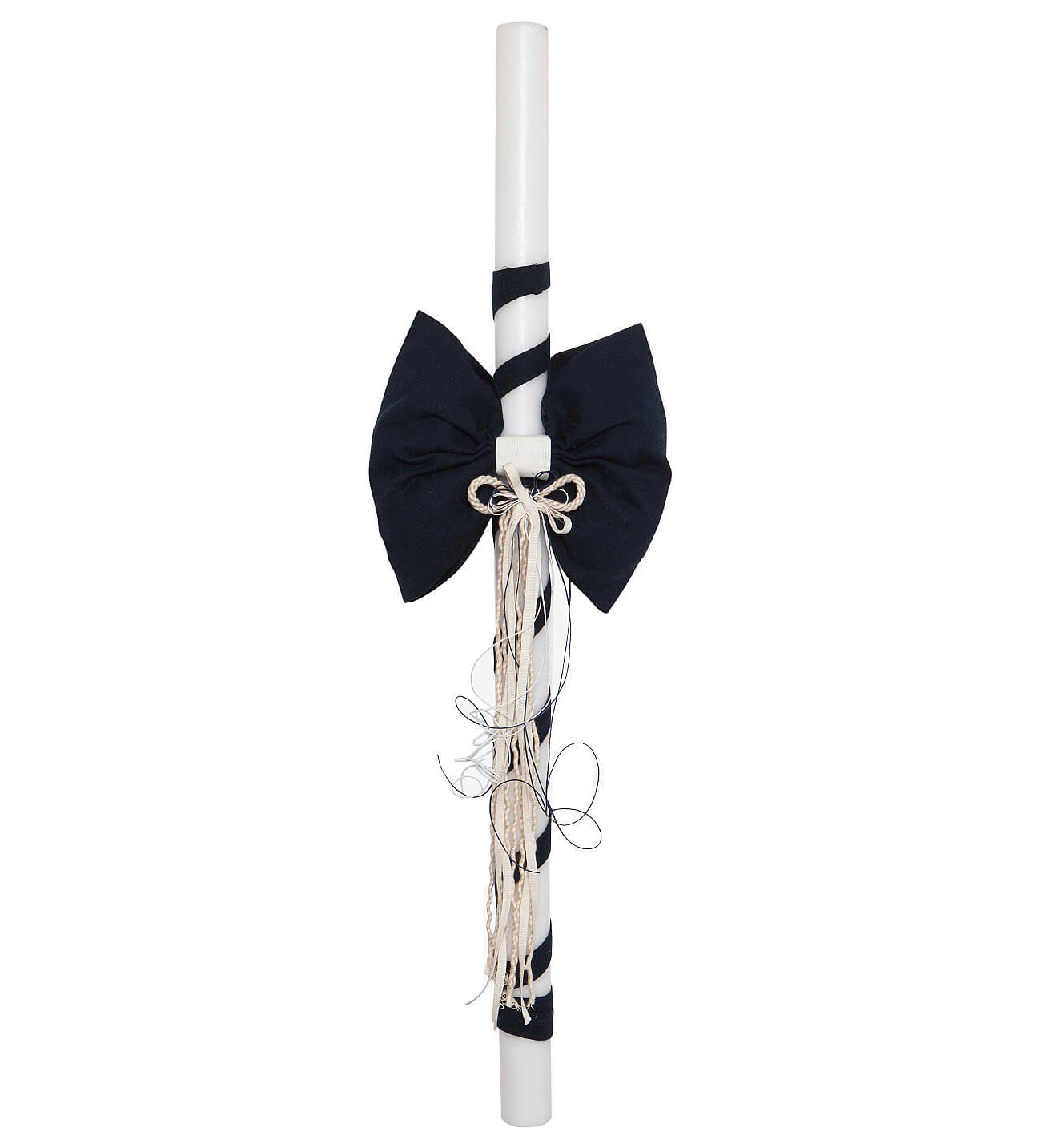 NstNastasia Λαμπάδα Βάπτισης Μπλε Φιόγκος 0448