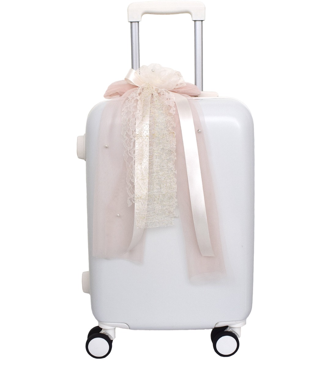 NstNastasia Βαλίτσα Ταξιδιού Βάπτισης Λουλούδι Τούλι 1904