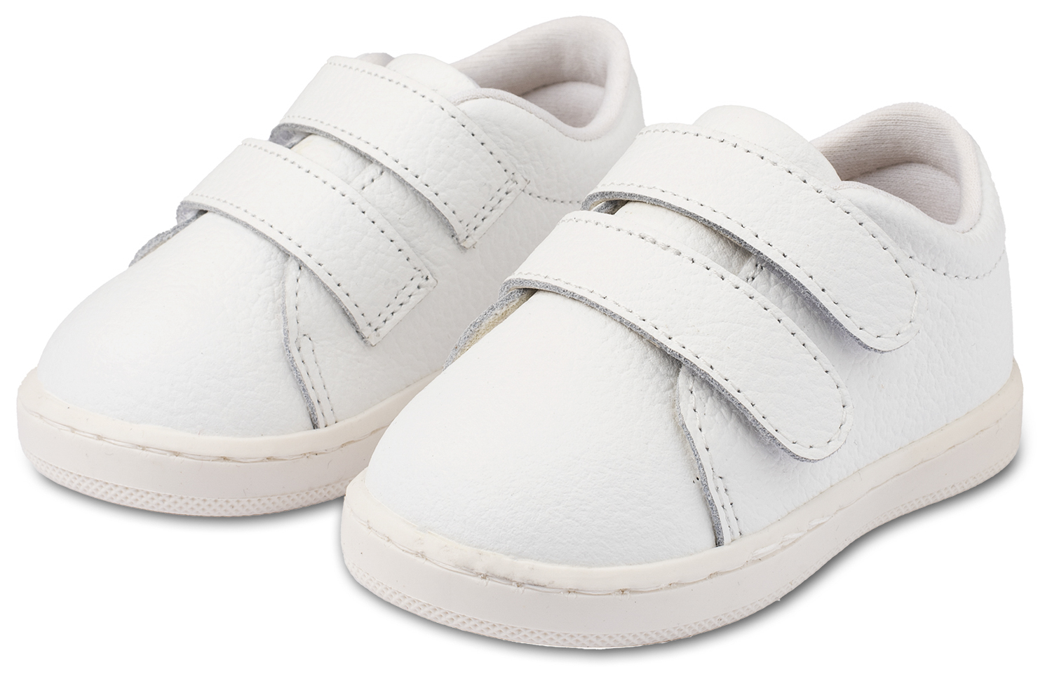 Babywalker Μονόχρωμο Σνίκερ Διπλή Μπαρέτα Χρατς Λευκό